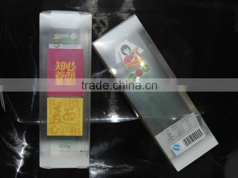 transparent plastic food box packaging