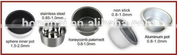 700W Stainless Steel Surface Rice Cooker and Food Steamer