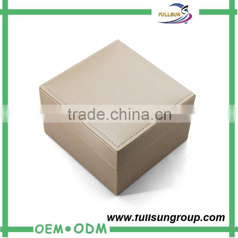 Latest style coated watch box leather