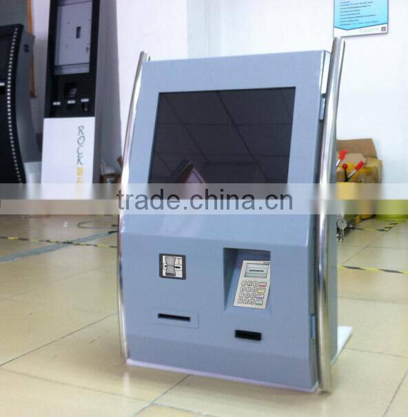 17'' Kiosk Card Reader / Bill Payment Wall Mounted Kiosk / SIM Card Distribution Kiosk