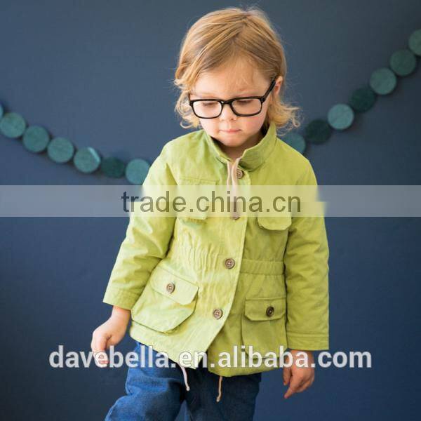 DB775 dave bella 2014 winter infant coat baby wadded jacket padded jacket outwear winter coat jacket boy winter coat