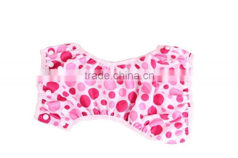 100% polyester wholseale reusable high quality happy flute swim diaper /pant