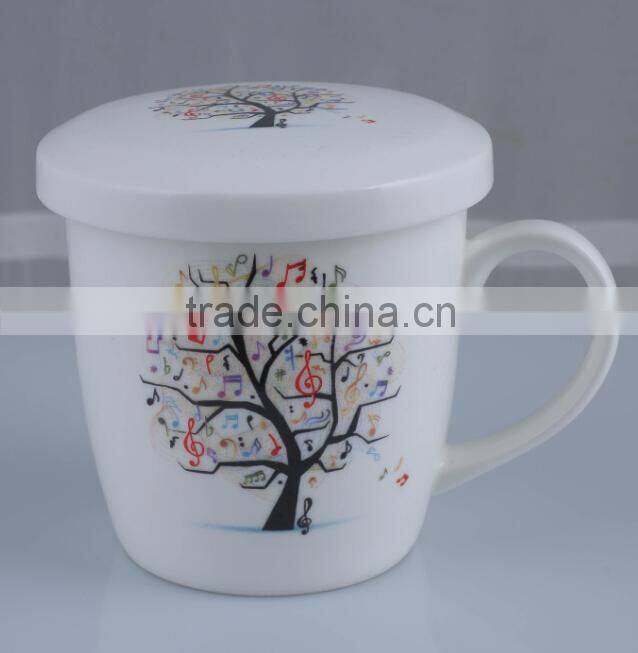 2016 Dedo Music Gifts Made in china Environmental protection material music note mugs