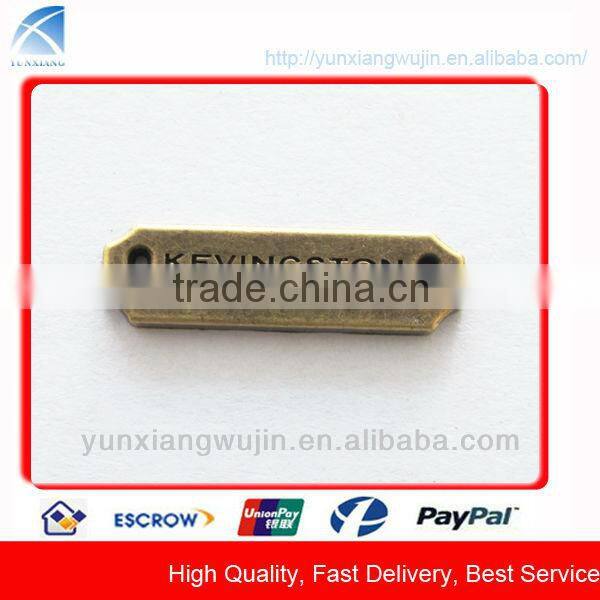 CD8542 Fashion Custom Letters Metal Clothing Labels