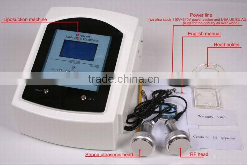 Full body shaping ultrasonic liposuction cavitation equipment