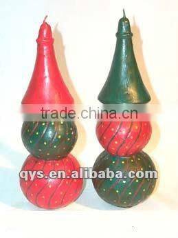 multicolour calabash decorative candle