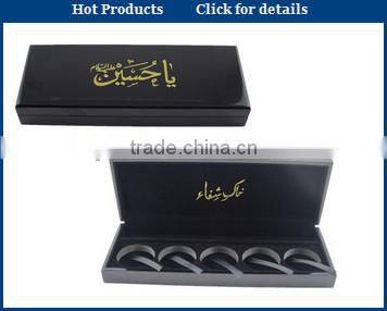 Traditional red wooden lacquering moneycollection box