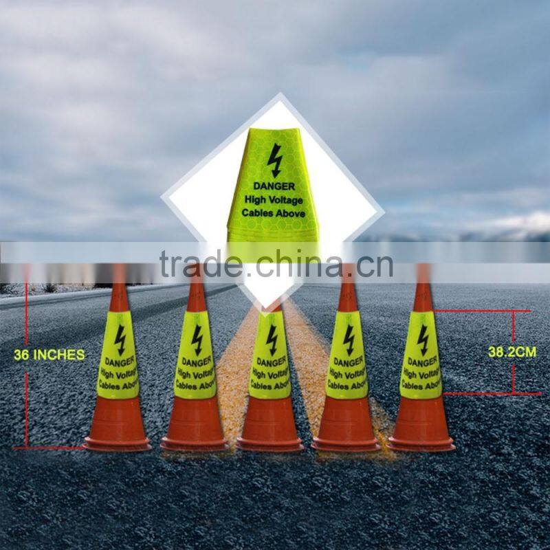 28 inches printable traffic cone sleeves
