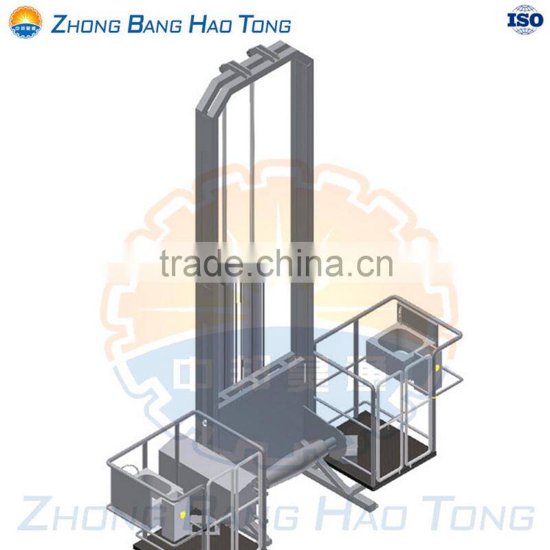 cattle skin removal machine with connected stainless steel stand