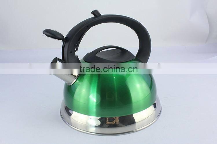 Hot sale pour over whistling kettle stainless steel tea water kettle with coating