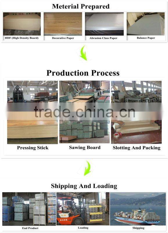 V-Groove Laminate Flooring HDF