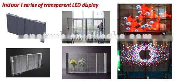 New technology products for P4/p6/p8/p10/p15/p30 transparent indoor led window, transparent led window glass advertising screen