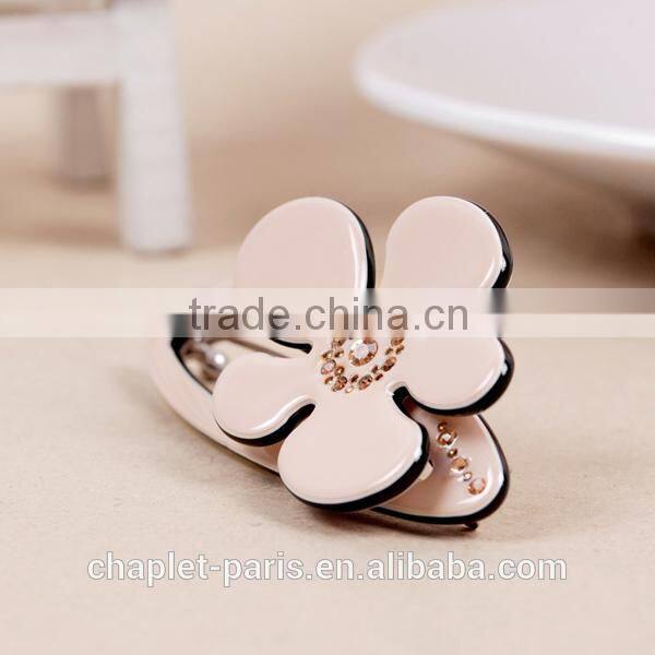 wholesale flower headwear rhinestone hairpin girls lovely hair accessory