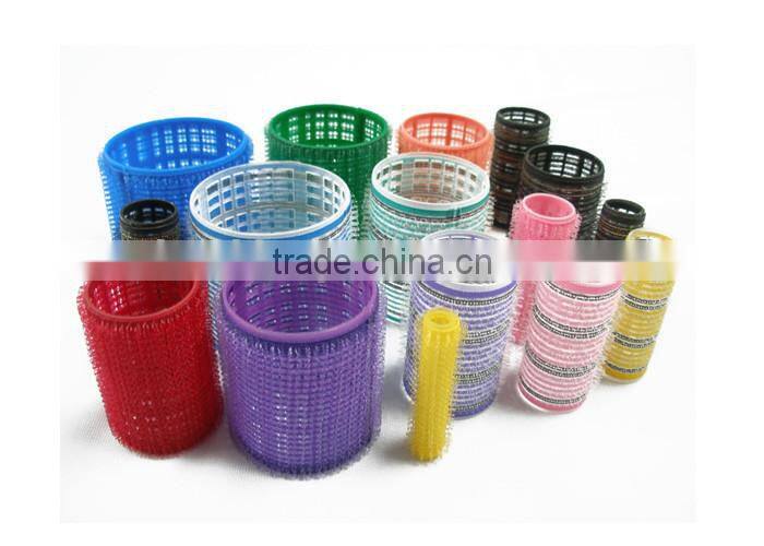 fashion popular heated fastener hair rollers with hook tape for Hair beauty