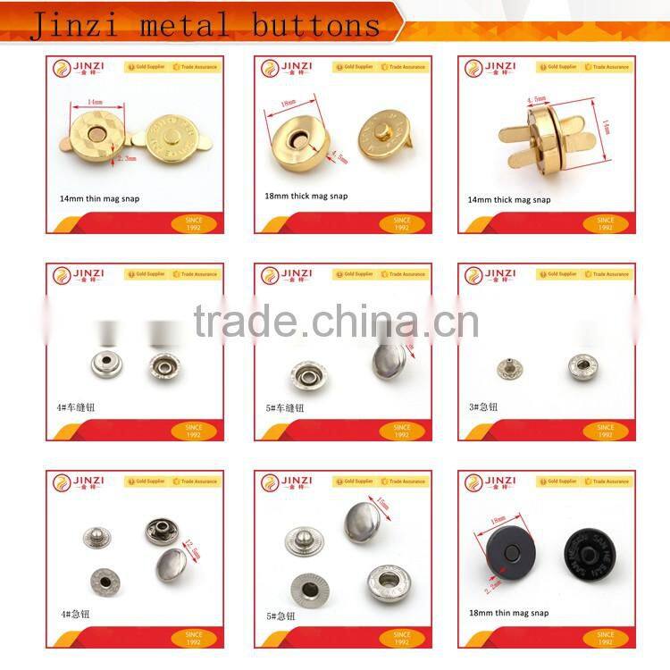 High grade types of metal rivet customized for leather or handbag