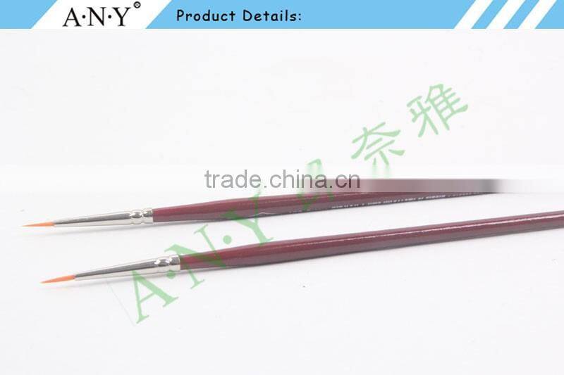 ANY Nail Art Care Design Cheap Wood Handle UV Gel Nail Brush for Single Use