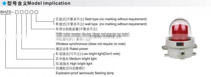 Hot sale explosion proof LED obstruction light