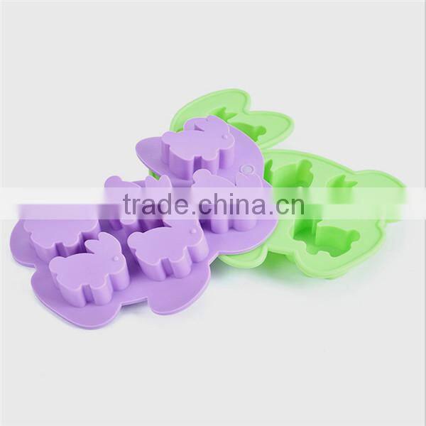 Flower shaped rose silicone soap mold