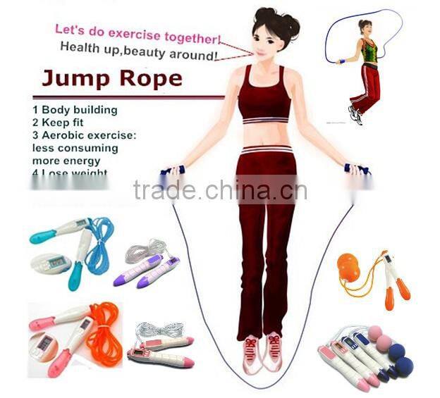 Electronic Cordless Skipping Jump Rope Pedometer with 3M Rope