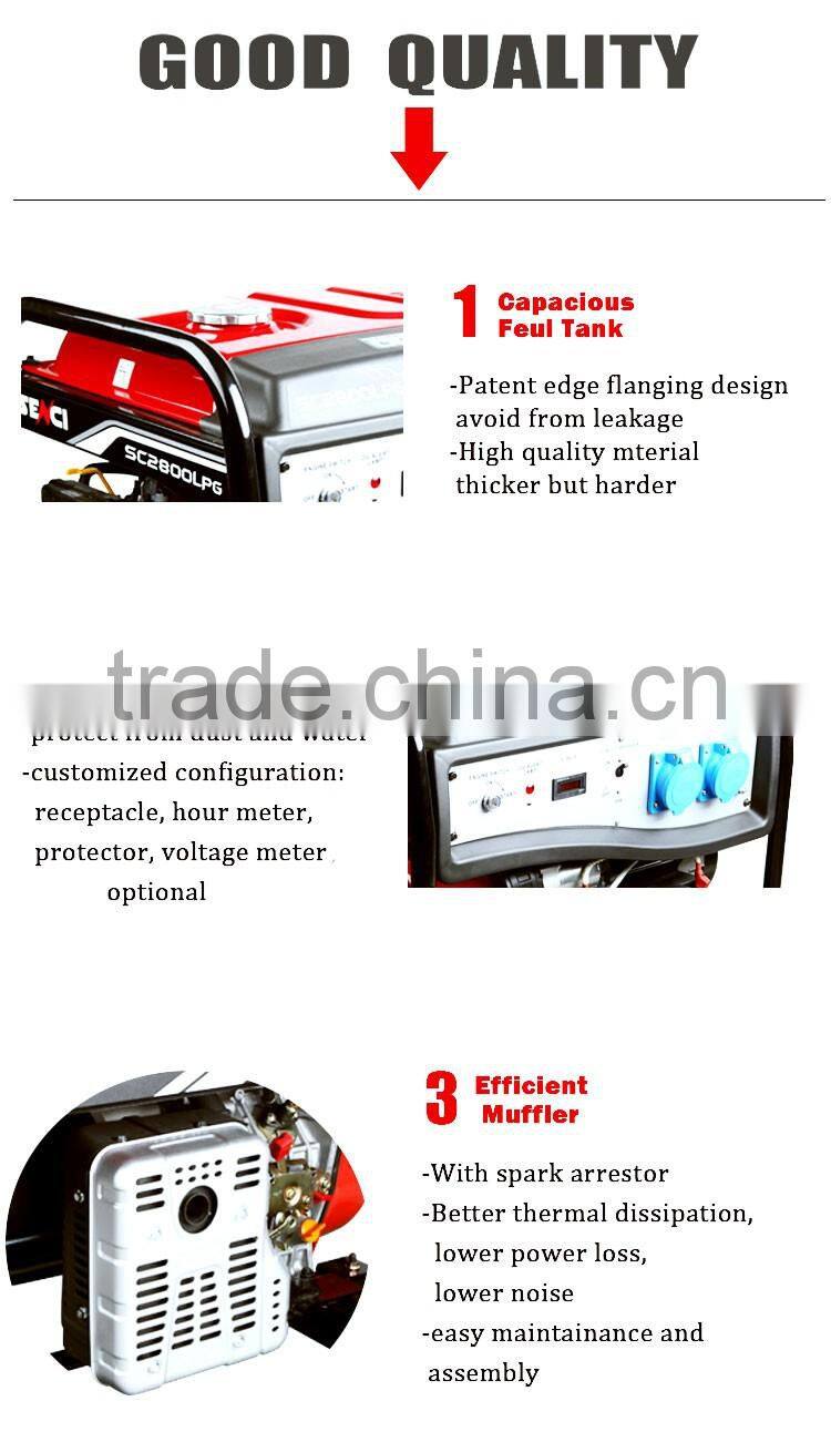 Senci SC5500LPG/NG dual use Home Use Natural Gas lpg Generator