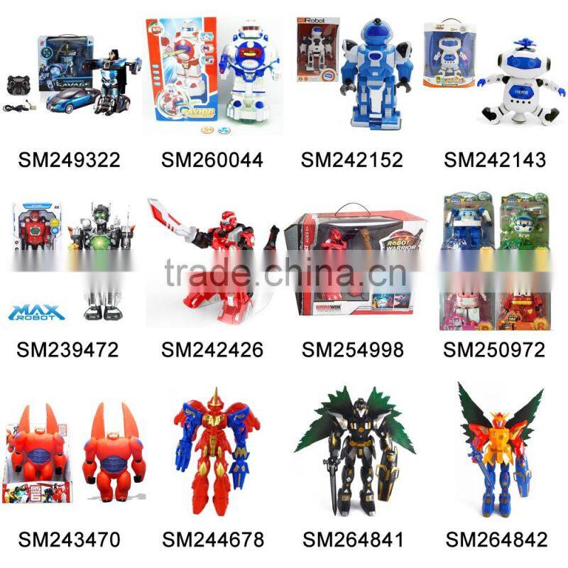 English and Spanish battery operated kids robot toys with light and music