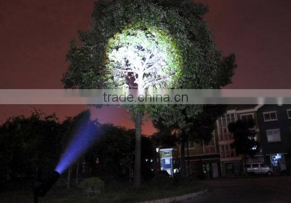 2015 Cheapest Police LED Flashlight CE/ROHS Black Aluminum Portable XPE R2 led rechagerable flashlight