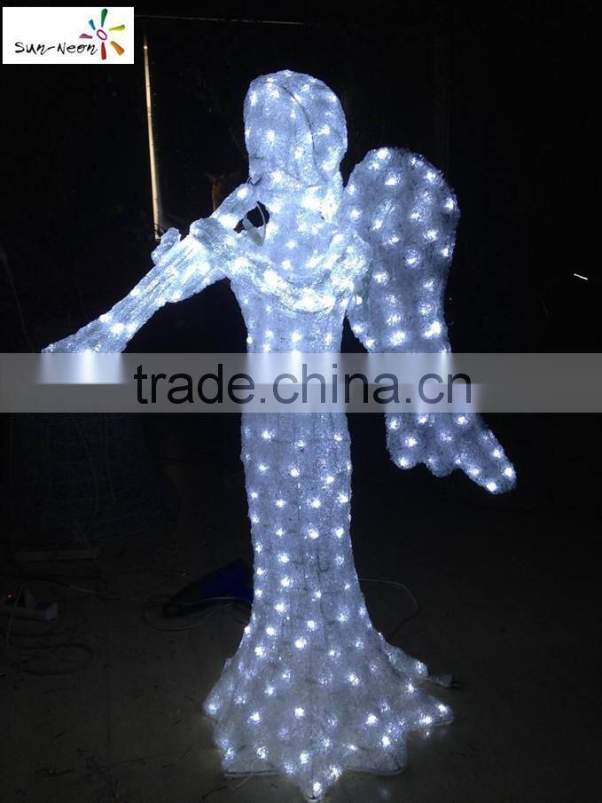 Christmas angel decorations with high quality outdoor lighted cheap christmas decoration for sale
