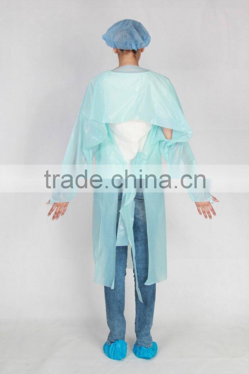 Cheap Disposable Dental Use Blood Proof CPE Gown