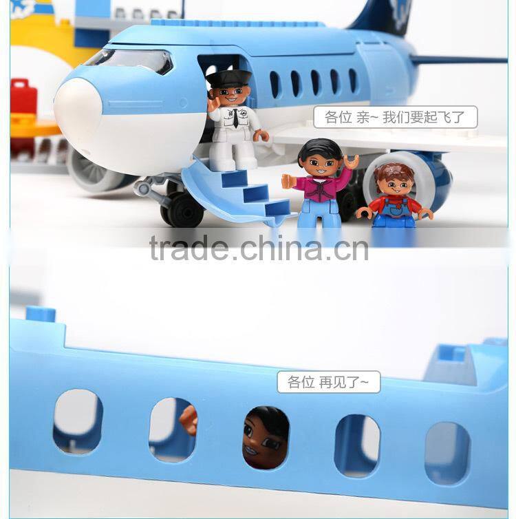Environmental Blocks For Games Children's ! 69PCS Airport Theme Le Building Blocks Set mega blocks