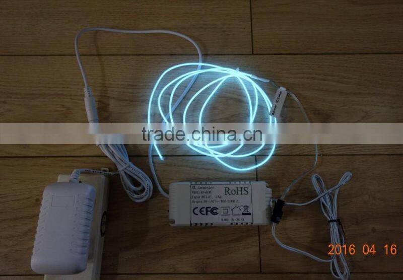 "Polar light 3"OD:2.6mm Red EL WIRE AC110V-240V 40M-60M EL WIRE INVERTER