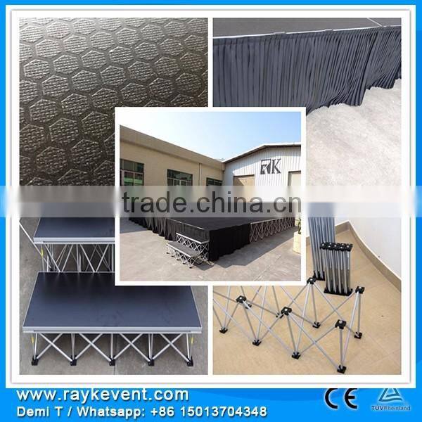 Modern adjustable portable event stage concert sound systems portable stage for sale