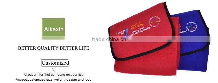 Outdoor Portable Custom Picnic Coral Fleece Camping Blanket