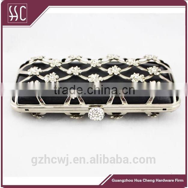 19.2*8.7cm traditional clutch bags & high quality metal clutch box frame