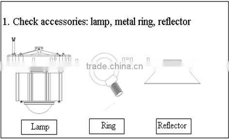high bay led lamp with CREE & Meanwell chip on board 100W