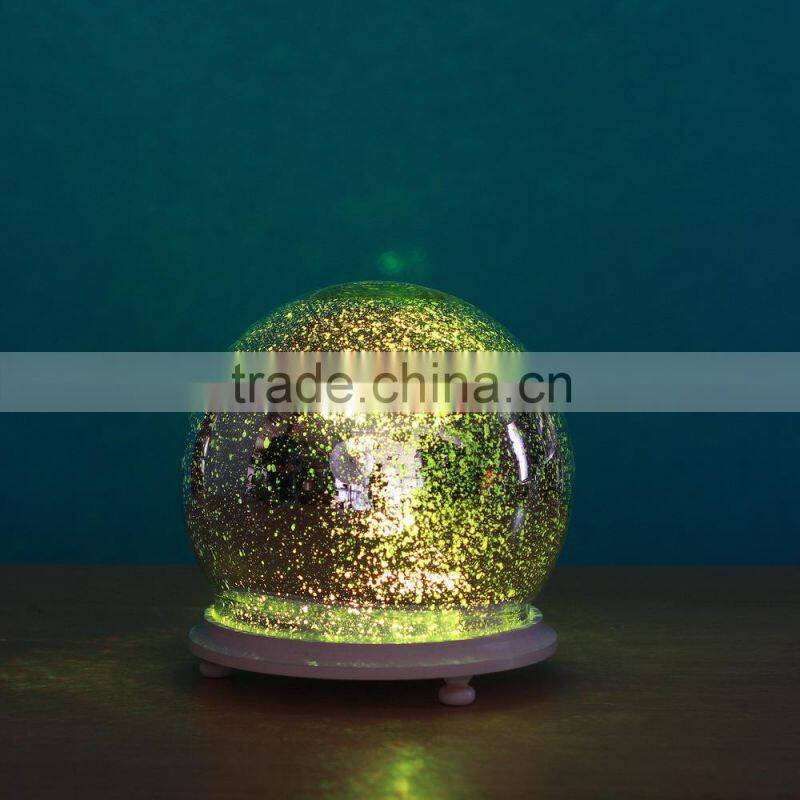 Hand blown glass ball candle holders