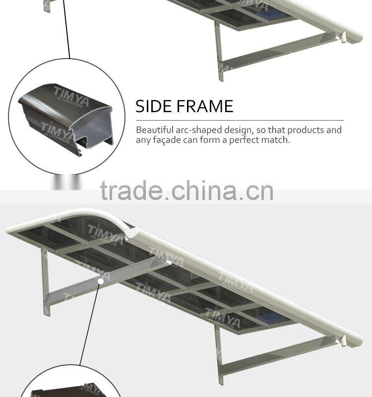 High grade aluminium awning, rain protect canopy /balcony sun shades
