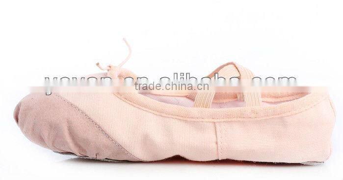 Top sell canvas ballet pointe shoes black wholesale