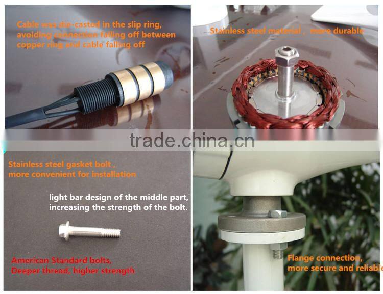 500W wind generator DNE-500 Modell Home use wind generator