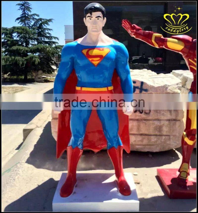 FRP movie characters spider man outdoor landscape decorative sculpture