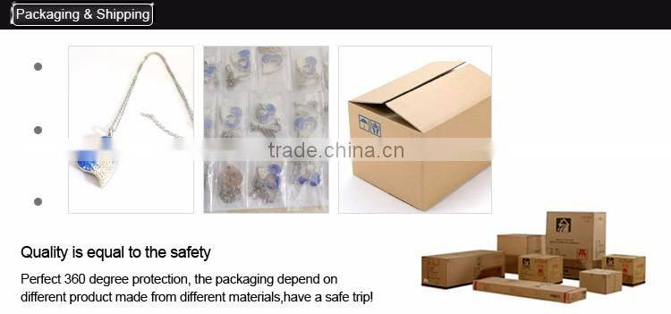 new design fashion men pendant necklace with long chain 316L stainless steel crystal pendant necklace