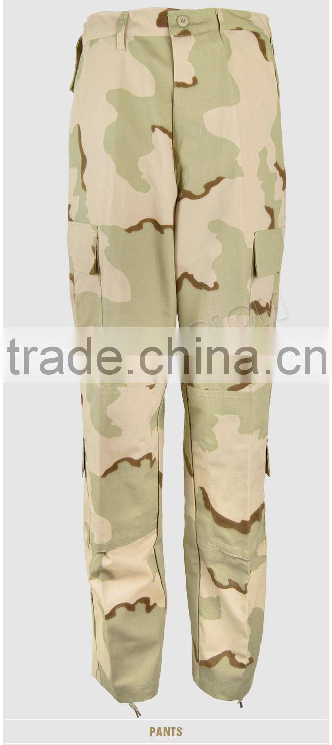BDU Military Camouflage uniform comfortable and durable