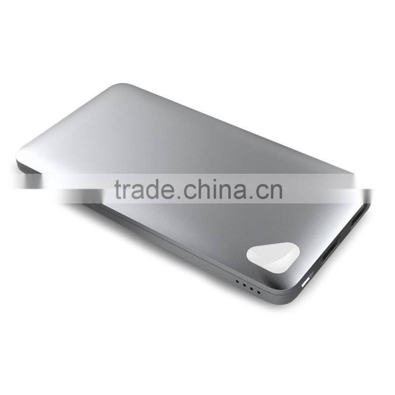 2017 Hot New Arrive Ultra Slim Dual USB Ports Power bank 4500mAh A-Grade Samsung Li-Polymer battery mobile charger