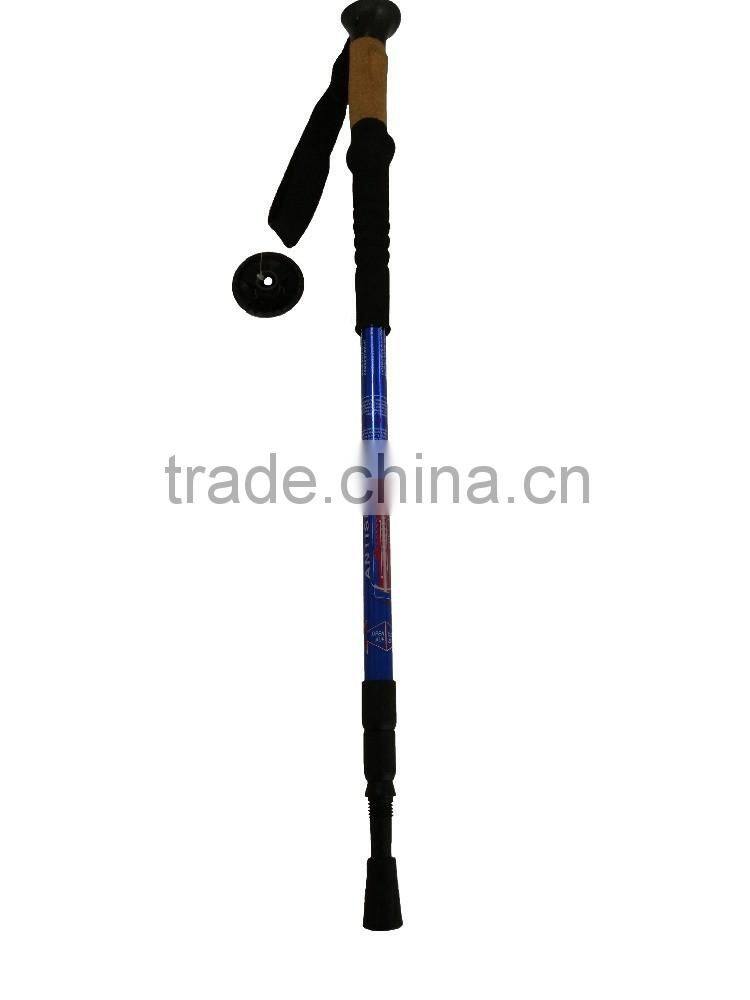 Snowwing aluminum 3 sections Internal lock adjustable hiking pole trekking poles hiking sticks