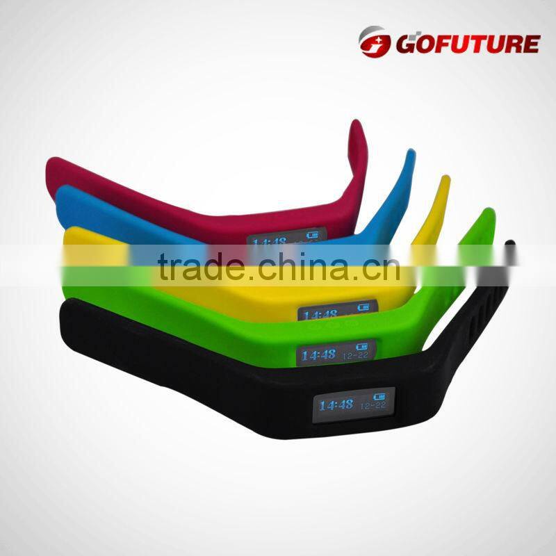New Products bluetooth sport fitness wristband wireless activity bracelet tracker wristband pedometer with accelerometer