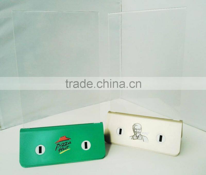 OEM available menu power bank 10000mah for restaurant menu power bank