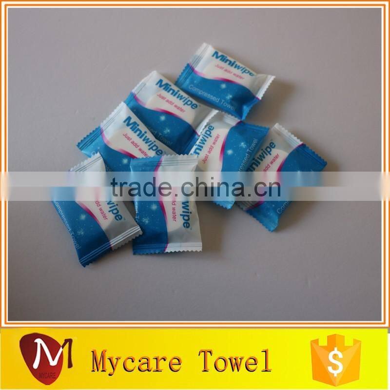 China manufacturer magic bath towel compressed hand towel