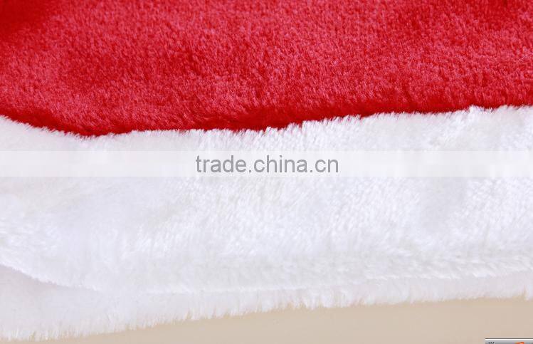 Child Adult Christmas Supplies Handmade Plush Christmas Santa Hat