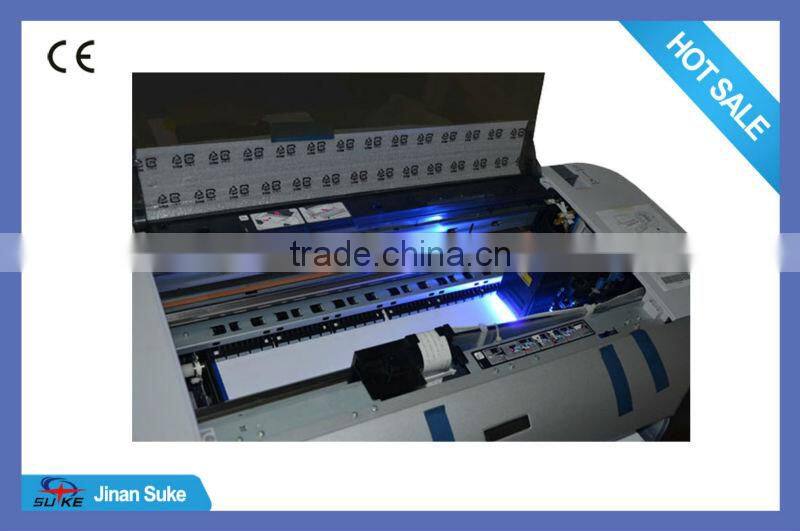 Latest 1440 dpi 8color UV Flatbed Printer on rigid,flexible,flat,corrugated media