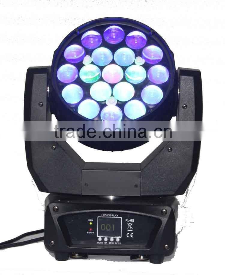 19pcs *12W moving head light 230W moving head lighting 4IN1 stage lights