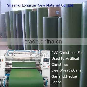 PVC Christmas Film (Used for Garland,Christmas tree,Cane)